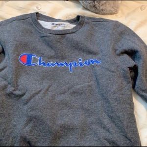 grey champion crew neck